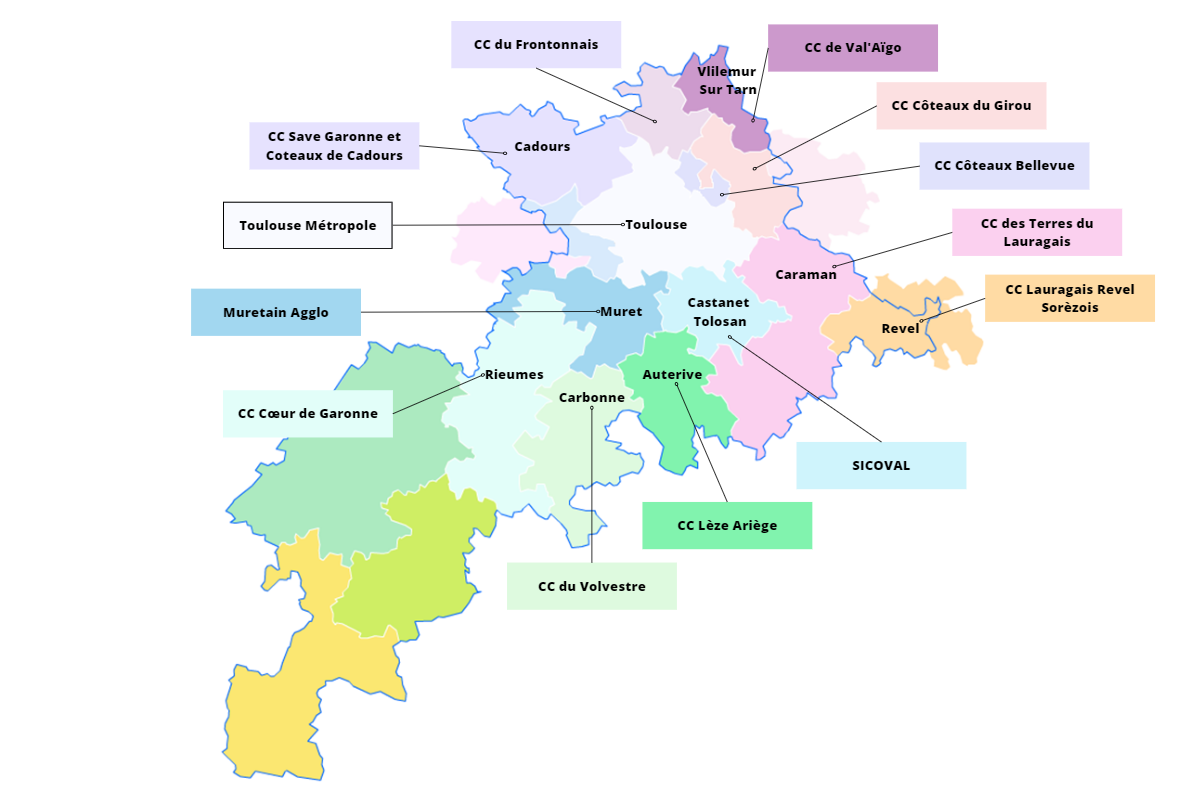 carte département Haute-Garonne