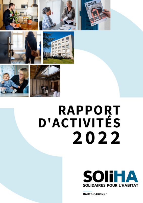 Couverture du Rapport d'activités 2022 de SOLIHA Haute-Garonne